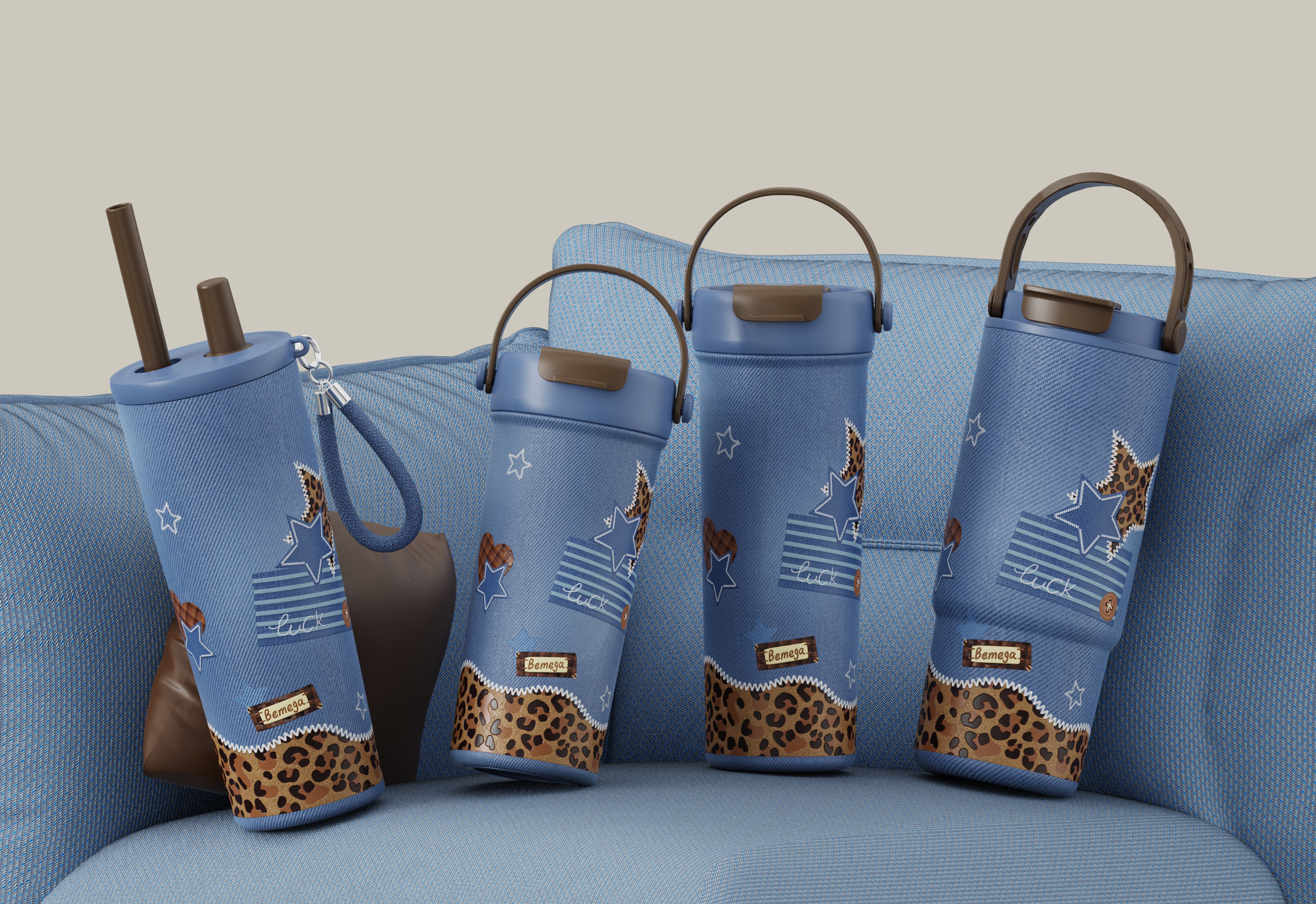 Jeans Series Popular/Trendy Insulated SS Water Bottles