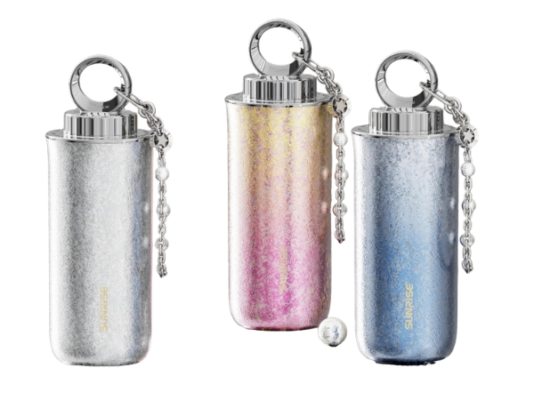 Press Button Insulated Titanium Water Bottle - 3